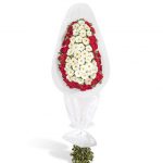 Kırmızı Beyaz Çelenk