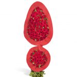 Çift Katlı Kırmızı Çelenk